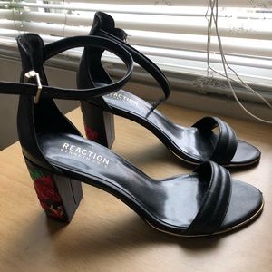 Kenneth Cole Reaction Floral Embroidery Heels